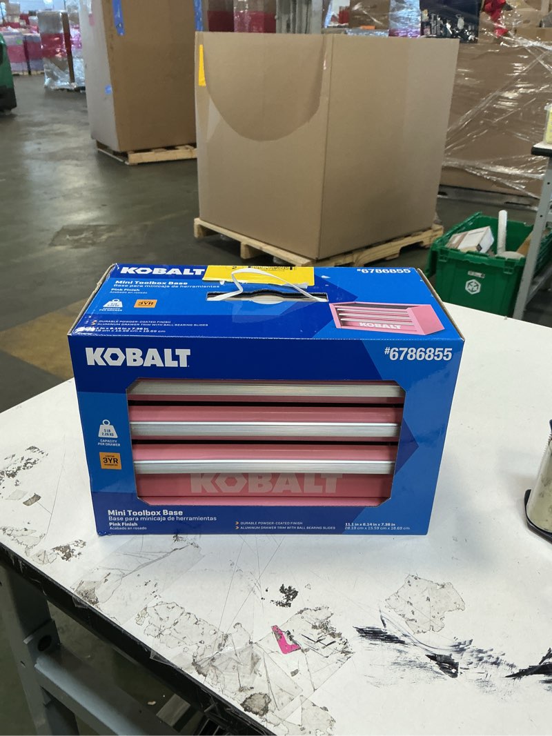 Condition photo showing New/Like New for Kobalt pink tool boxj