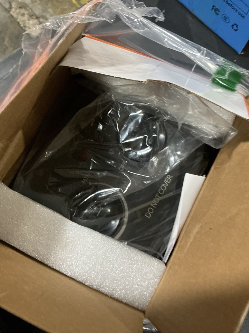 Condition photo showing Good Condition for Space Heater, 1500W Electric Heaters Indoor Portable with Thermostat, PTC Fast Heating Ceramic Room Small Heater with Heating and Fan Modes for Bedroom, Office and Indoor Use 10IN