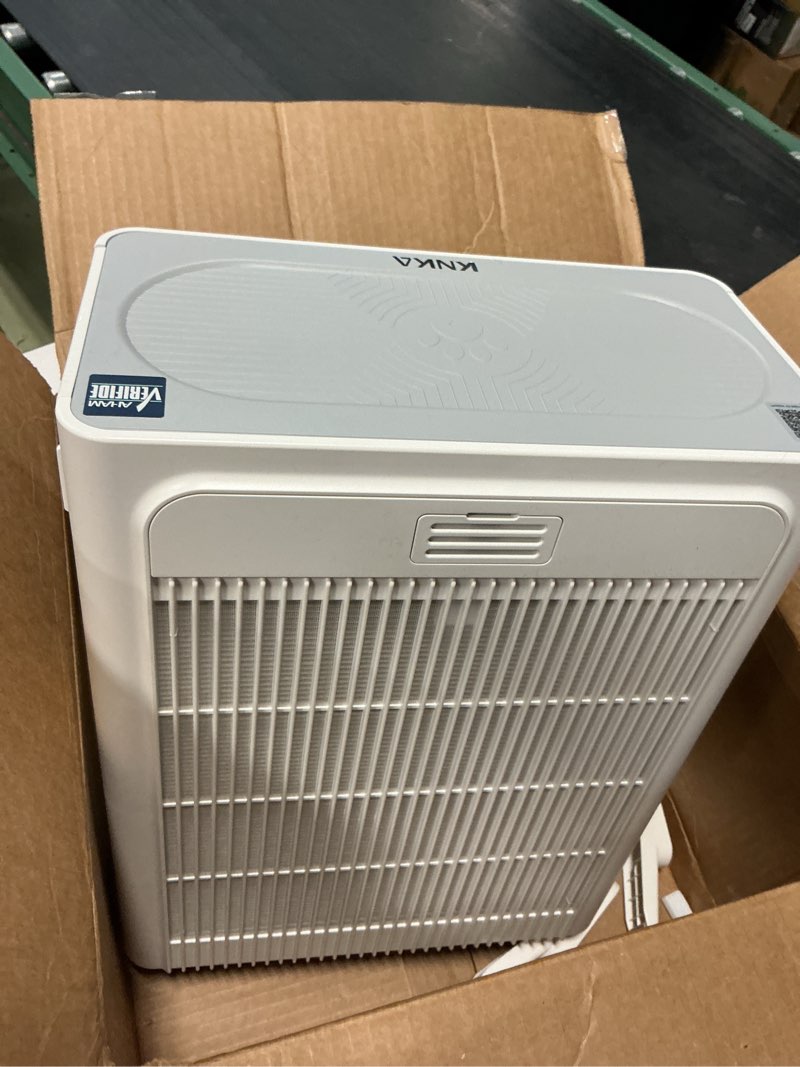 Condition photo showing As Is for knka 1300 sq.ft dehumidifier for room with drain hose max 19 pints dehumidifiers, smart humidity control & display, 24h timer, washable filter, idea for bathroom basement bedroom rv large room