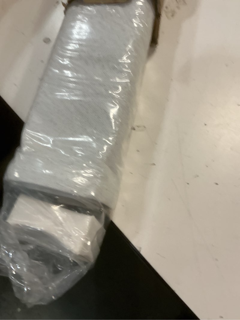 Condition photo showing Good Condition for allesin zen no drill cordless roman shades 27" x 64" grayish white, 100% blackout linen fabric window blinds, thermal insulated room darkening for bedroom, safe for kids & pets grayish white 27"w x 64"h