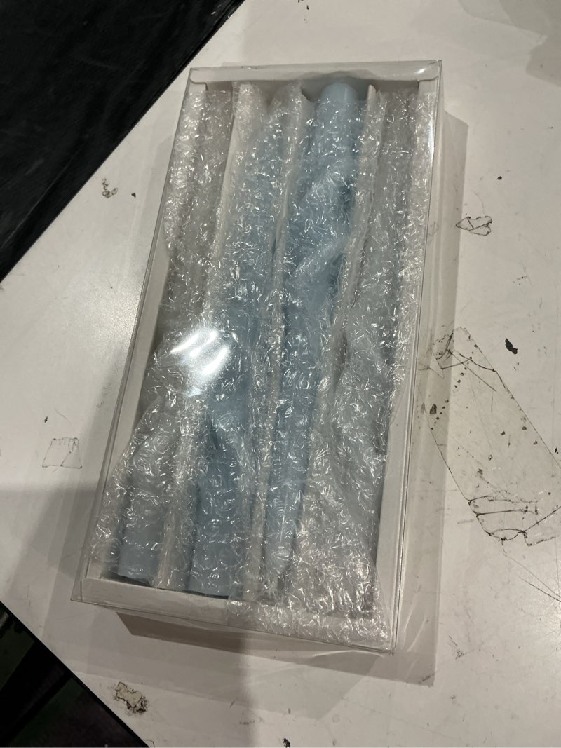 Condition photo showing Good Condition for color differs from stock photo. swirl candlesticks spiral taper candles,gedengni set of 4 blue candle stick long tapered candle twis