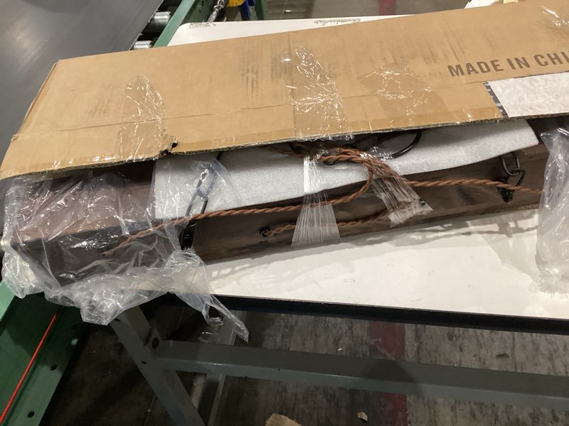 Condition photo showing Good Condition for farmhouse industrial chandelier light rustic cafe hanging fixtures pendant lamp