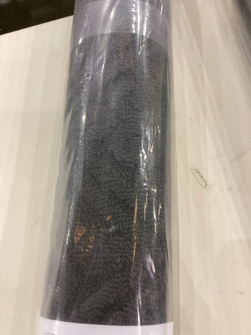 Condition photo showing New/Like New for Color&Geometry Door Mat Indoor Entrance Grey 17x30, Non Slip Absorbent Dirt Trapper for Inside Entry Way, Low Pile Small Door Rug for Front/Back Door, Easy Clean Doormat (Rolled-Up No Creases) Lattice Grey 1'5" x 2'6" (Rectangular)