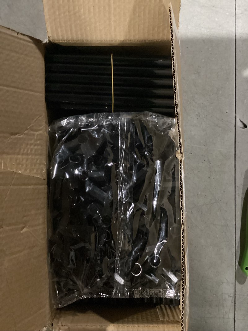 Condition photo showing Good Condition for Tall Narrow Shoe Rack for Entryway, 10-Tier Sturdy Metal Shoe Shelf Storage 10-15 Pairs of Shoes and Boots, Space Saving Corner Shoe Rack Organizer for Closet,Doorway,Garage,Living Room 10 tiers Black