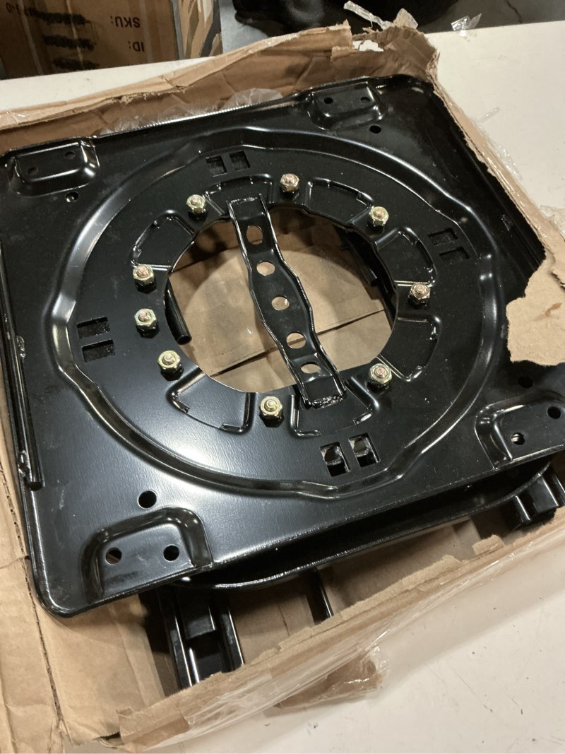 Condition photo showing Good Condition for heavy duty swivel base, forward reverse available 360 degrees rotating base high strength carbon steel hot rolled steel boat pedestals with sliding track for rv