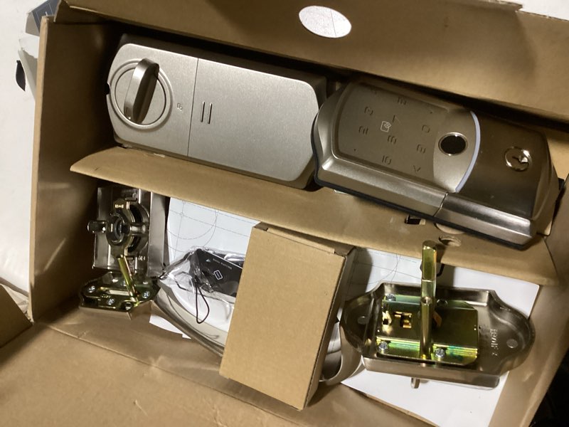 Condition photo showing Good Condition for Veise VE027-H Built-in Wi-Fi Fingerprint Smart Deadbolt Lock with Handleset, App Remote & Voice Cont