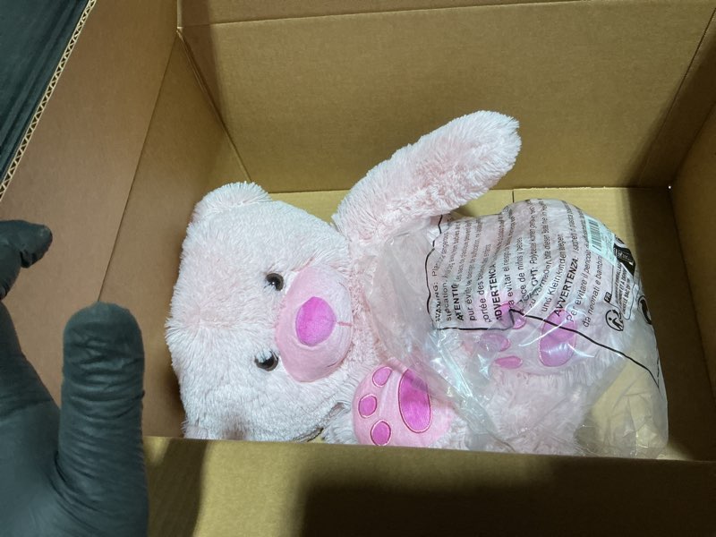 Condition photo showing Good Condition for LotFancy Teddy Bear Stuffed Animals, 20 inch Pink Stuffed Bear, Cute Plush Toy with Footprints, Gift for Kids Baby Toddlers on Baby Shower, Easter Decoration 20inch Pink