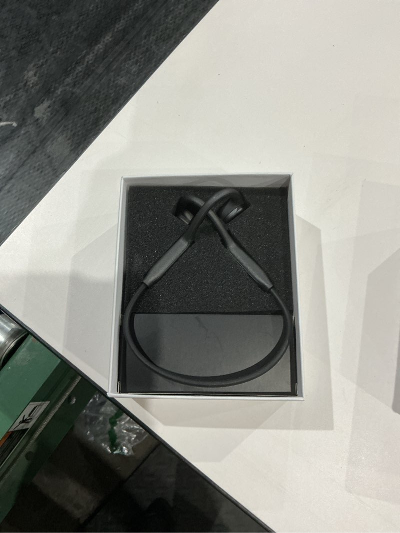 Condition photo showing New/Like New for Bone Conduction Headphones, Bluetooth 5.3 Swimming IPX8 Waterproof Built-in 32GB MemoryLarge Capacity Battery Suitable for for Running, Cycling, Black