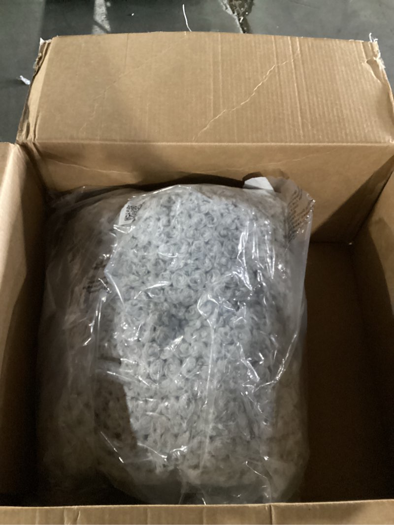 Condition photo showing Good Condition for lafyette. - us based, washable faux fur dog bed, deluxe plush dog crate bed, comfy kennel pad, anti-slip pet sleeping mat, soft cozy mattress for large, medium, small size breed dogs, 41" x 27", grey