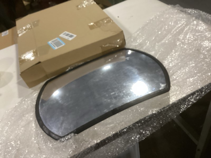 Condition photo showing Good Condition for Geetery 1 Pcs 18" X 12" Garage Mirror Convex Security Outdoor Indoor Round Rectangular Acrylic Traffic Mirror Corner Blindspot for Wall Parking with Protective Film for Driveway 18" X 12" 1