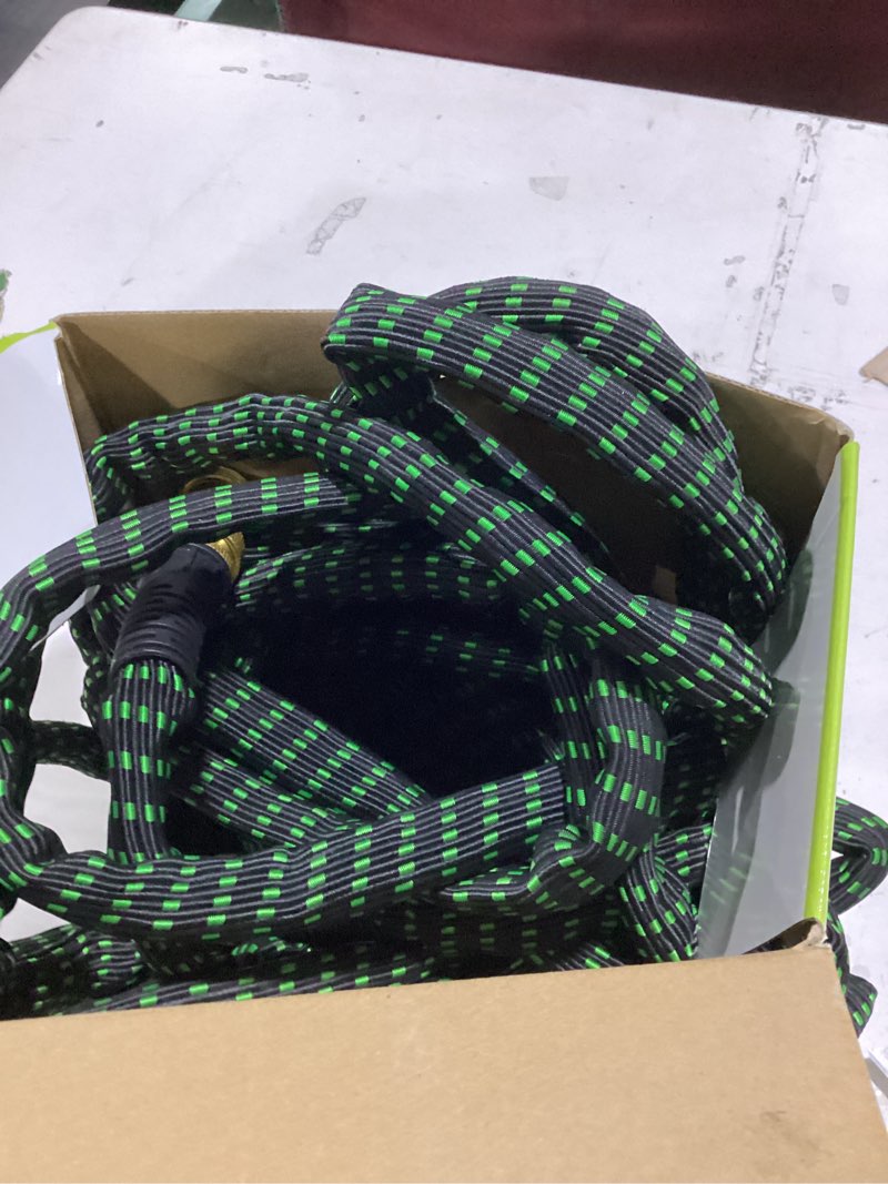 Condition photo showing New/Like New for flex-able hose flex-able xtreme hose 100ft - kink free, expandable, heavy duty, green