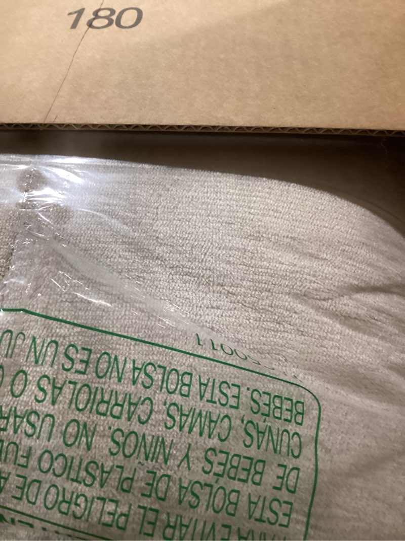 Condition photo showing Good Condition for bedsure gentlesoft sherpa fleece blankets king size for bed, non-heated, thick and warm throw for women and men, soft fuzzy plush king blanket for winter, linen, 108x90 inches king (108" x 90") 05 - linen