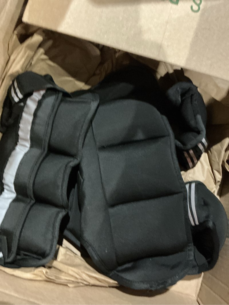 Condition photo showing Good Condition for bagail adjustable weighted vest for women 4-10lb, comfortable u-neck rucking vest with 6 removable weights, storage pocket and reflective strips for walking, jogging, weight loss & home workouts 20-32 lb black