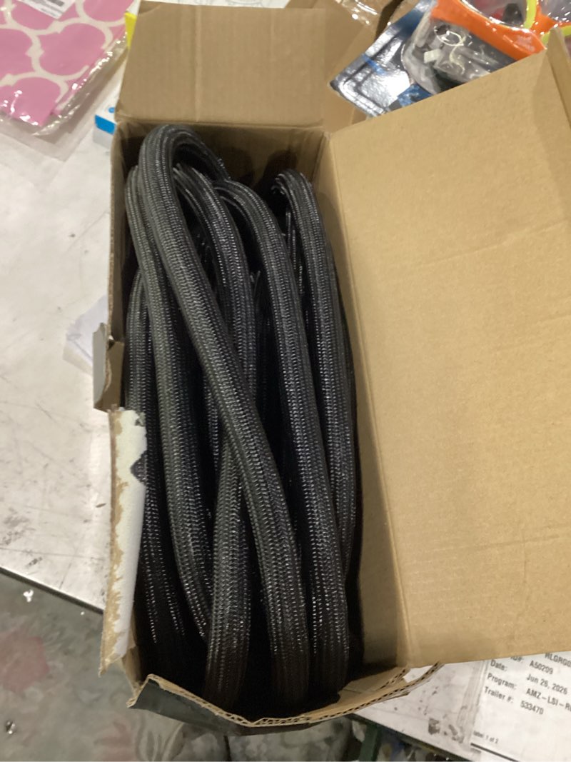 Condition photo showing New/Like New for nitigo ultra lightweight garden hose 50 ft, non-expanding flexible water hose with 10-function sprayer, kink-free, nylon outer layer, burst 280 psi for outdoor gardening, pet bathing (3/4" ght)