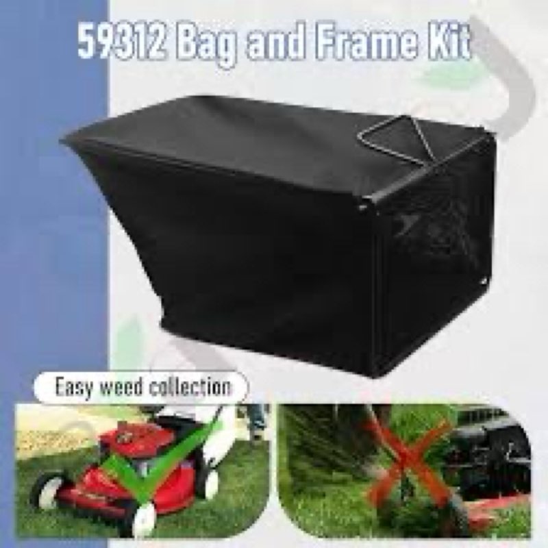 Braveboy 59312 Bag and Frame Kit Compatible with Toro 22" Recycler Mower, Frame and Grass Bag for 20