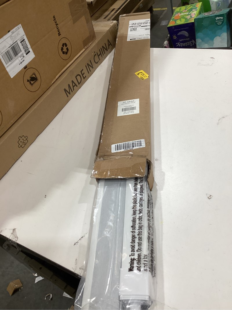 Condition photo showing New/Like New for LazBlinds No Tools No Drill Cordless Cellular Shades, Blackout Light Blocking Honeycomb Shades for Home, Thermal Insulation Blinds for Windows, 28" W x 64" H, White Blackout-white 28" W x 64" H