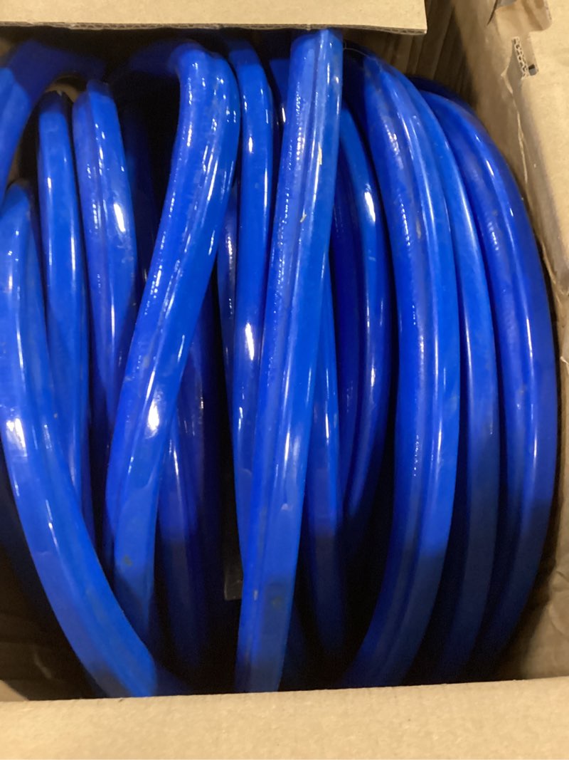 Condition photo showing As Is for 100FT Heated Water Hose for RV,Heated Drinking Water Hose with Thermostat,Lead and BPA Free,1/2" Inner Diameter,Temperatures Down to -40°F Self-Regulating,Blue Appearance