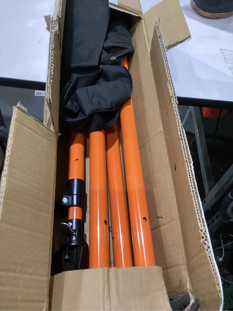 Condition photo showing As Is for cabinet jack for installing cabinet support rod 3rd hand support system - adjustable pole, extends 19.29 to 43.30 inches, orange, 1 pack 19.3"-43.3" | 1pc