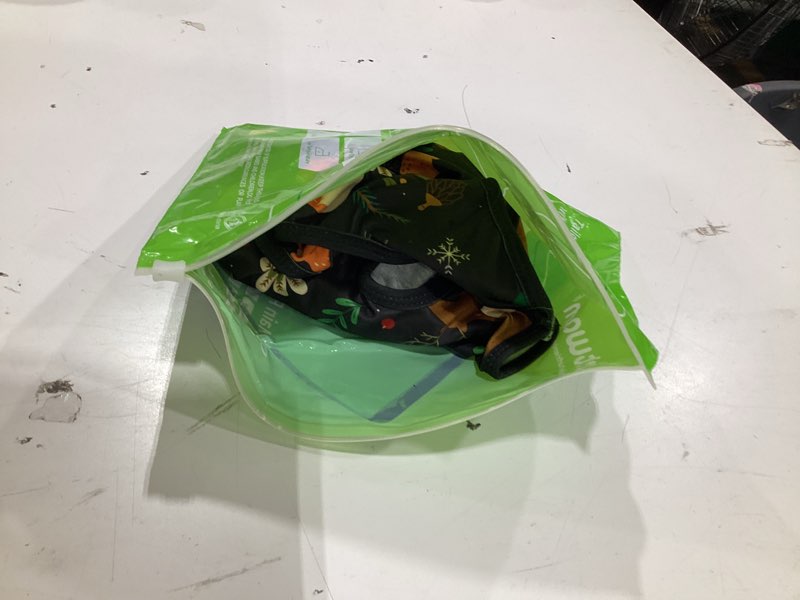 Condition photo showing New/Like New for petwarm dog onesie for surgery male, onesies for dogs, substitute e-collar and cone anti-licking dog surgery recovery suit, soft bodysuit for medium large dogs, cosmic pattern, black gold, m medium black gold