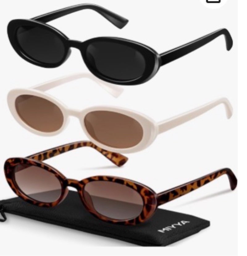 miyya 4 pc small oval sunglasses 