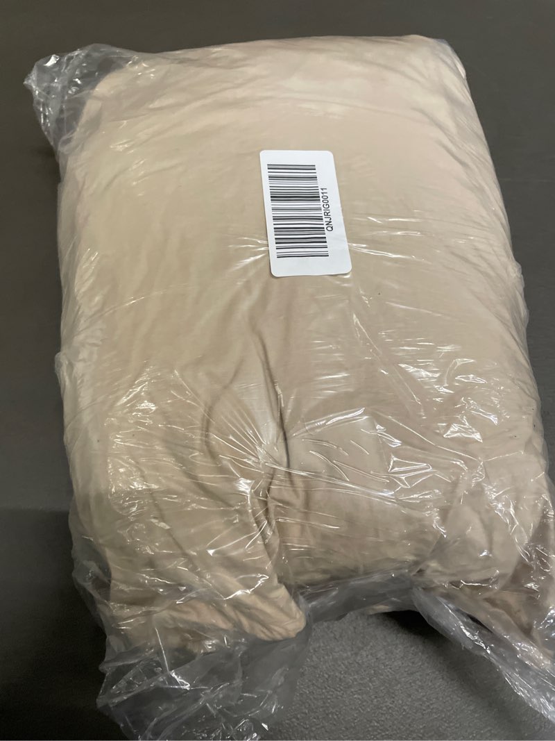Condition photo showing New/Like New for organic brushed cotton sheet set, king, toffee