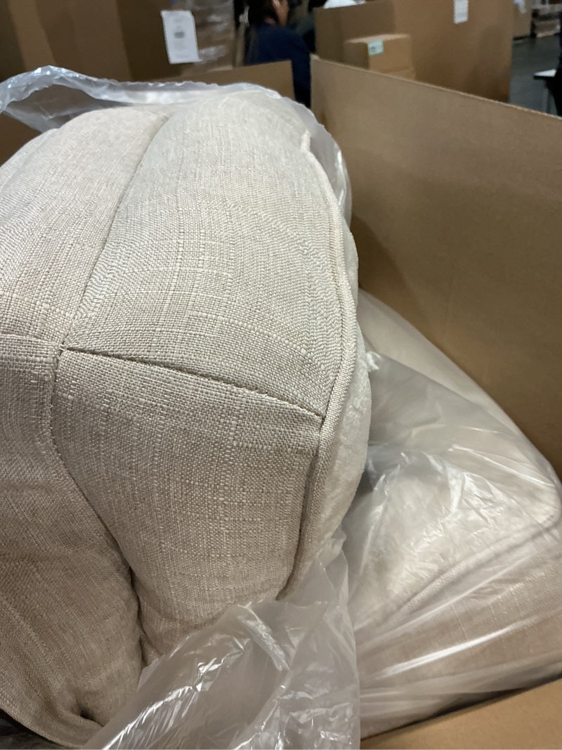 Condition photo showing Good Condition for EHEYCIGA Orthopedic Dog Beds for Extra Large Dogs, Waterproof Memory Foam XL Pet Bed with Sides, Non-Slip Bottom and Egg-Crate Foam Big Dog Couch Bed with Washable Removable Cover, Beige 44.0"L x 32.0"W x 6.5"Th Beige