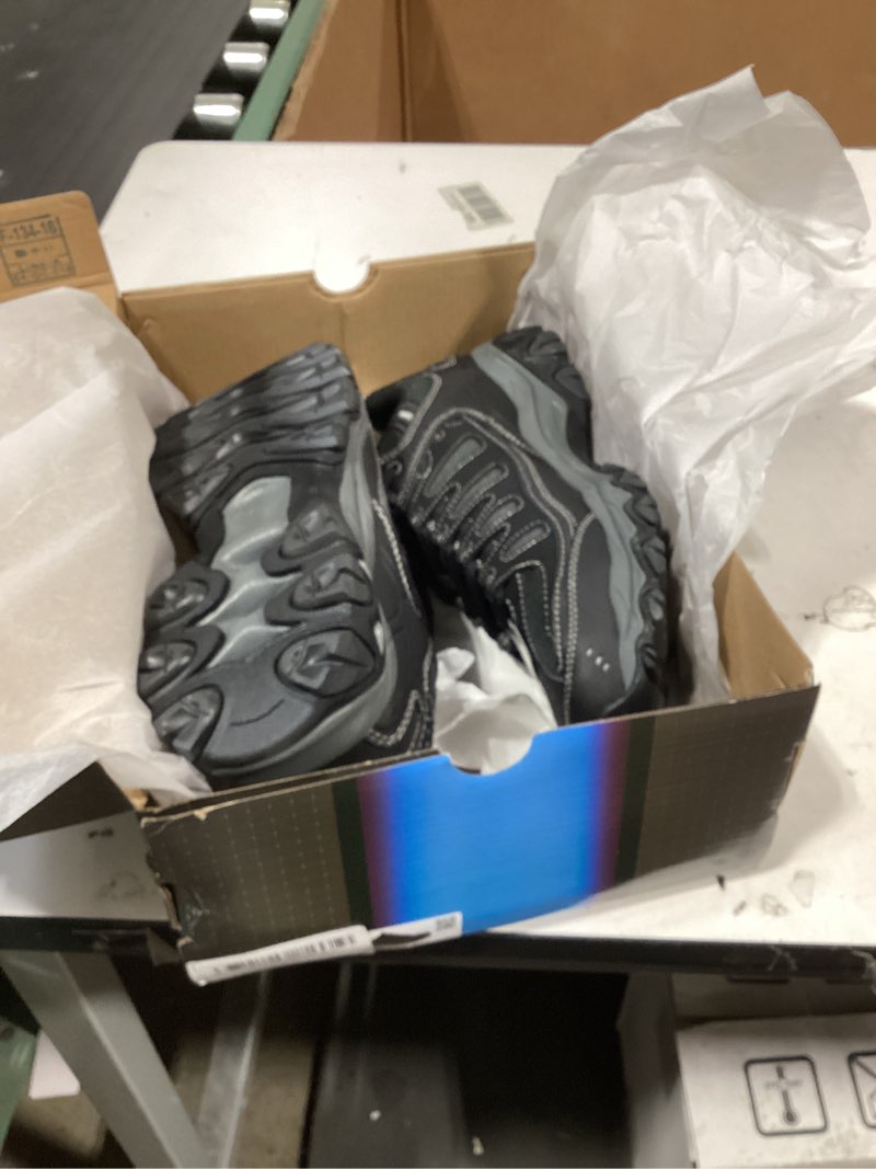 Condition photo showing Good Condition for skechers men's afterburn m. fit fashion sneakers 8 black/charcoal