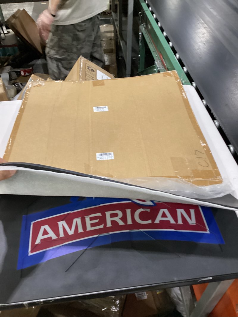 Condition photo showing Good Condition for 24 x 24inch mud flaps for semi trucks american eagle pvc polymer tractor trailer heavy duty rubber mudflaps splash guard, 2pcs
