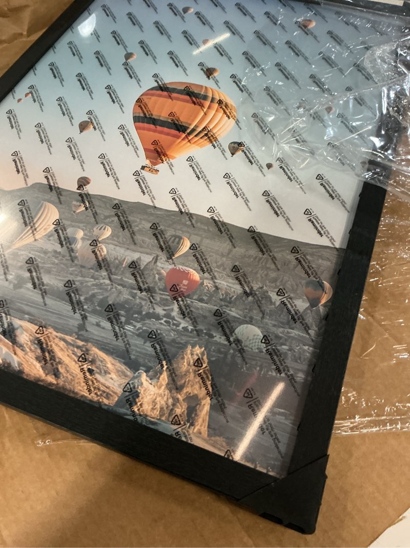 Condition photo showing Good Condition for 15x21.25 Puzzles Frame Black, Wall Hanging 15 x 21.25 Picture Frame for 15 by 21.25 Poster Photo Canvas Picture Puzzles with Shatter Resistant Plexiglass, Black Black 15x21.25 inch