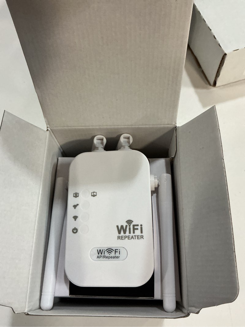 Condition photo showing Good Condition for 2026 WiFi Extenders Signal Booster for Home Long Range Up to 9800 sq. ft & 40 Devices, WiFi Extender Signal Booster, Internet Booster, Long Range WiFi Extender,Quick Setup-Medium