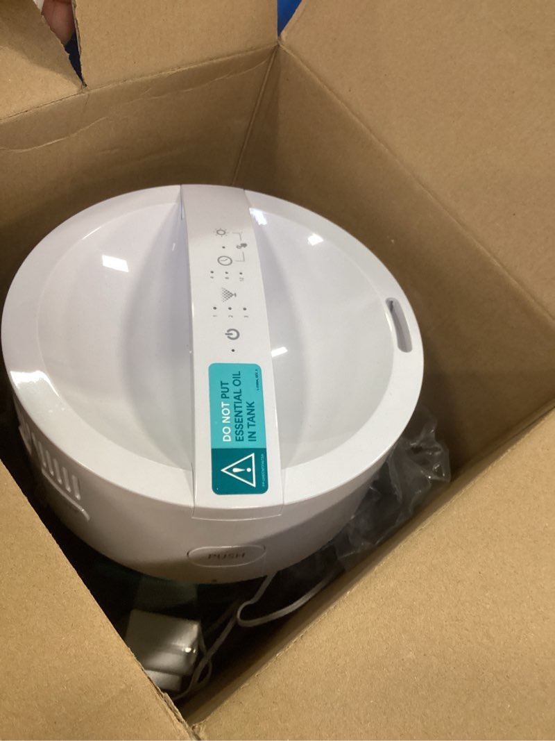 Condition photo showing As Is for HOMEDICS TotalComfort UV-C Humidifier