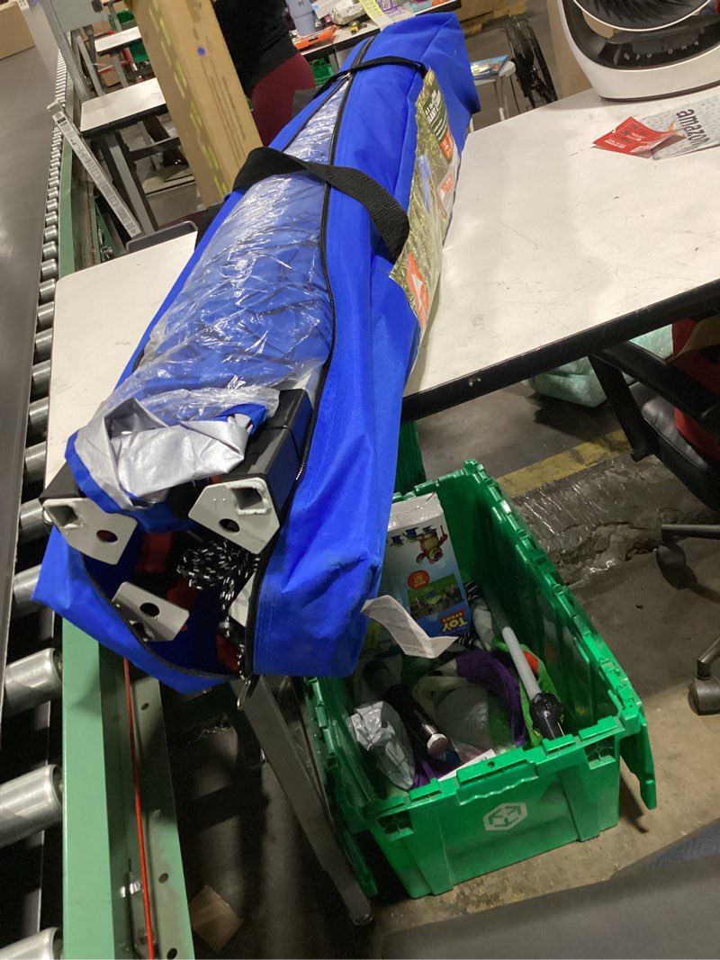 Condition photo showing New/Like New for ozark trail 10' x 10' instant slant leg pop-up canopy tent, blue