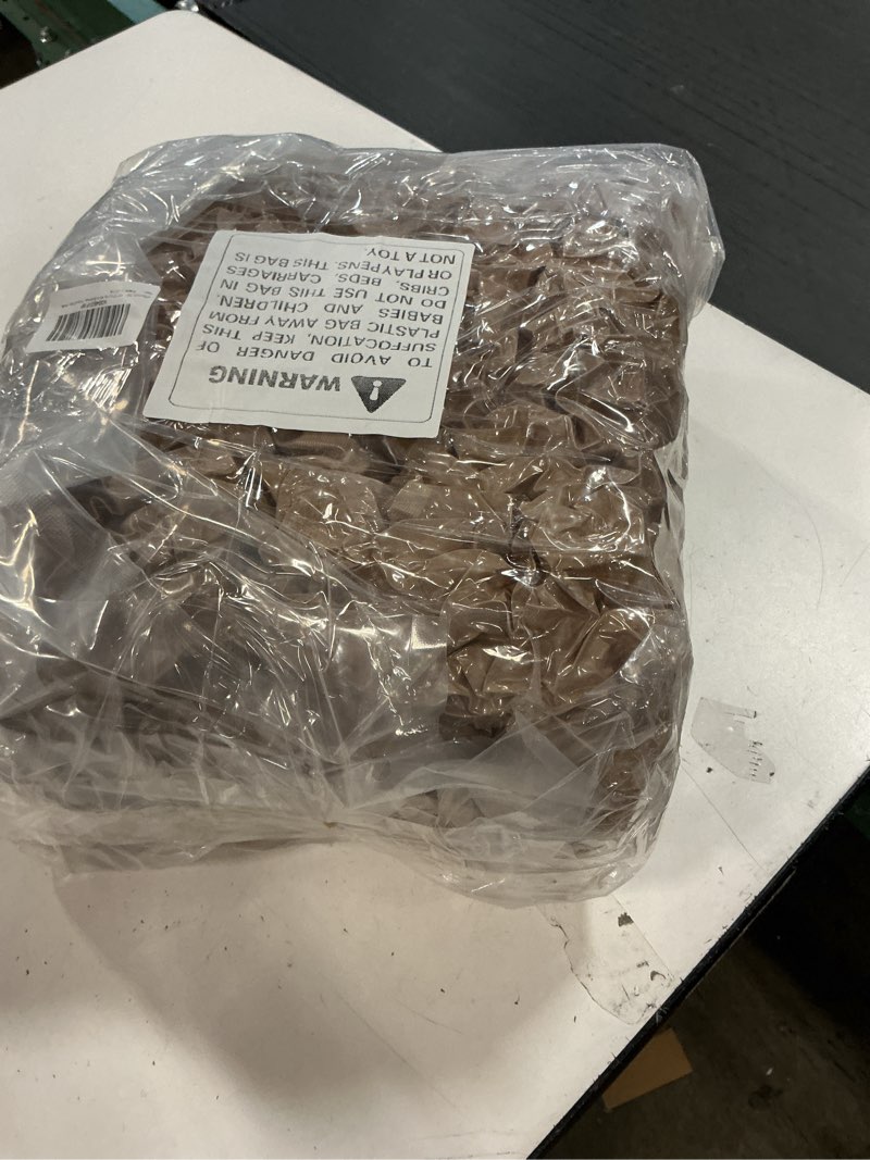 Condition photo showing New/Like New for Chunky Knit Blanket Throw, 50x60inch Soft Chenille Yarn Throw, Handmade Warm Thick Cable Knit Crochet Blanket, Large Rope Knot Throw Blanket for Couch Bed Sofa,Light Khaki 50“x60“ Light Khaki