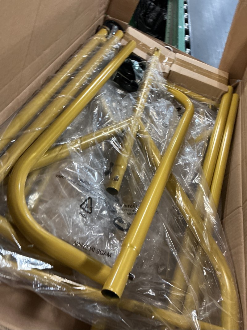 Condition photo showing Good Condition for HYSEYY Heavy Duty Clothes Rack Load 450 LBS, Metal Garment Rack, Standing Rolling Clothing Rack for 