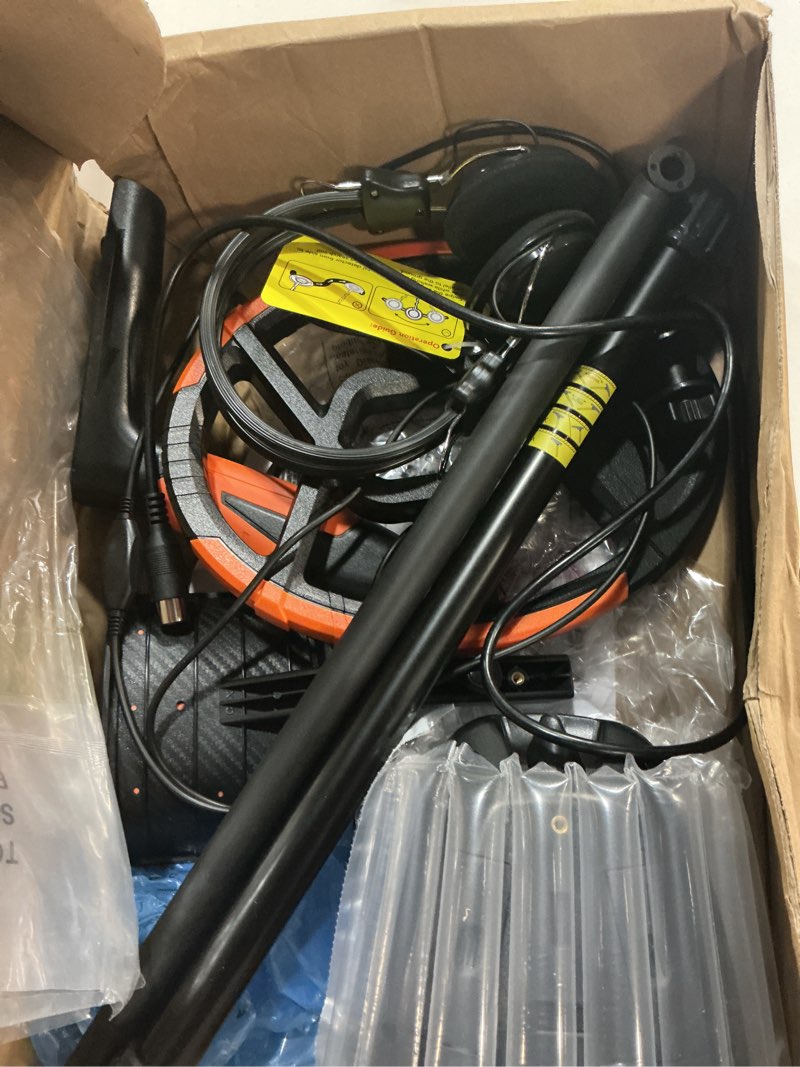 Condition photo showing Good Condition for metal detector for adults & kids, gogonova kids metal detector, waterproof metal detectors with high accuracy lightweight 8" search coil, all metal & disc modes for junior & youth gold detector orange