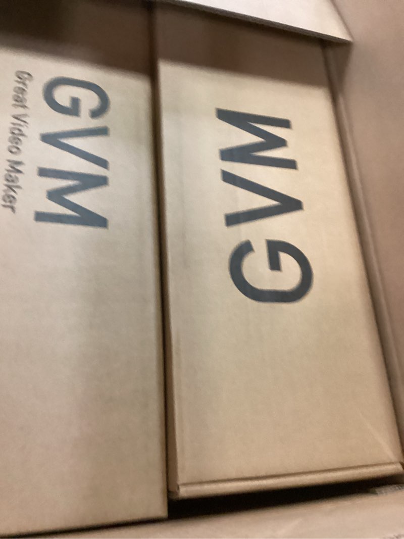 Condition photo showing New/Like New for GVM 150W LED Video Light 2700K~7500K Video Light Photography Studio Light Kit with Lantern Softbox & Stand, CRI97+TLCI97 with 8 Lighting+Custom Effects for Outdoor Shoot YouTube Videos 150DW video lighting