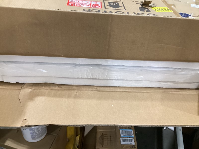 Condition photo showing Good Condition for ushower 2-pack black bathroom mirrors for over sink 24 x 36 inch, metal frame rectangle wall mirror, modern farmhouse vanity mirror, wall mounted matte black 24"lx36"w-2pcs