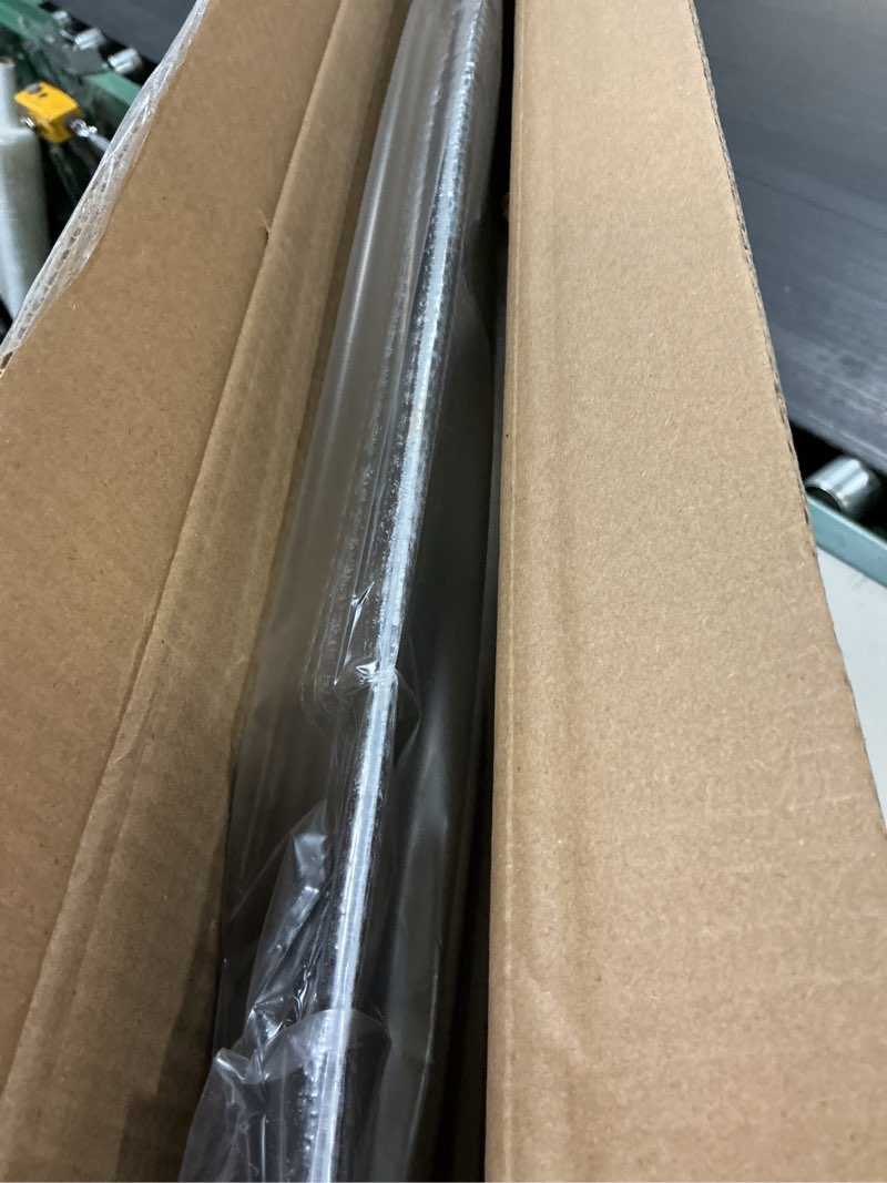 Condition photo showing New/Like New for ruedamann 28''l x 1.6" h rise bridge threshold ramps for doorways, portable wheelchair ramp with removable support bars, fits up to 5" wide thresholds, sliding door ramp for wheelchair, steps black