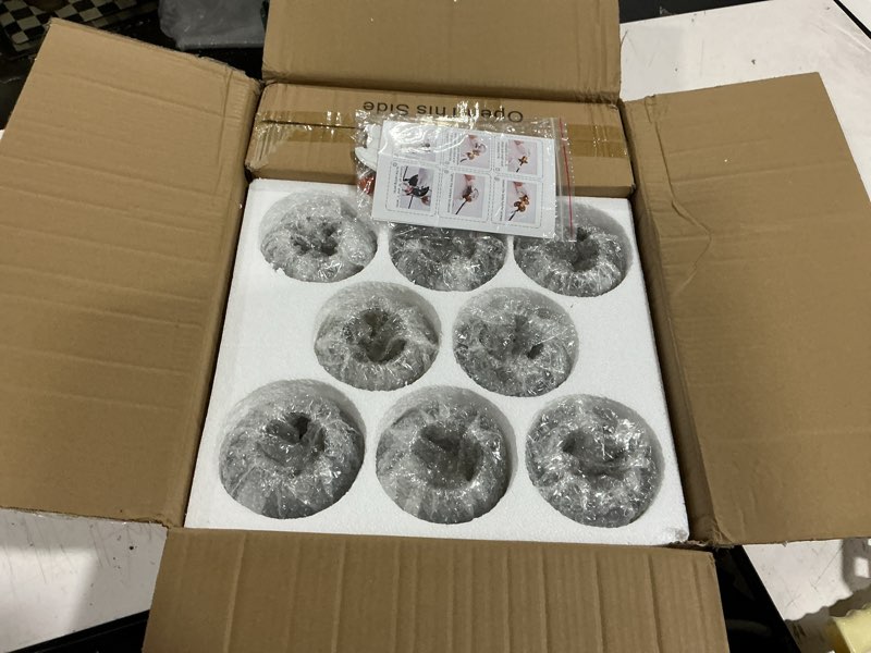 Condition photo showing Good Condition for ddlldeshi 8 light sputnik ceiling light fixture glass globe bubble modern chandelier for dining room bedroom kitchen living room hallway entryway office black 8-light glass