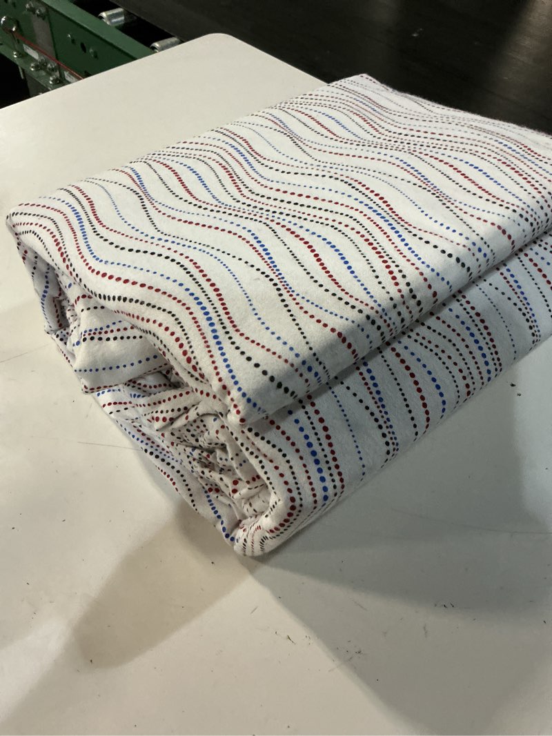 Condition photo showing Good Condition for pointehaven heavy weight 100% cotton ankara printed 170 gsm flannel 3 pc sheet set, twin
