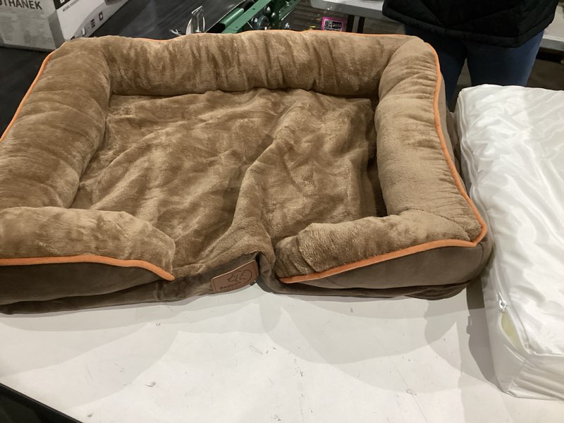 Orthopedic Dog Bed XL Dogs 45x35 Inch Waterproof Foam Removable Bolster Washable