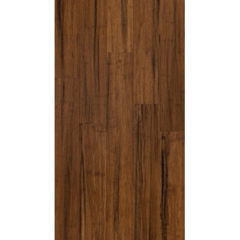 style selections rustic brown bamboo 5-1/8-in wide x 3/8-in thick handscraped engineered hardwood flooring (20.49-sq ft)