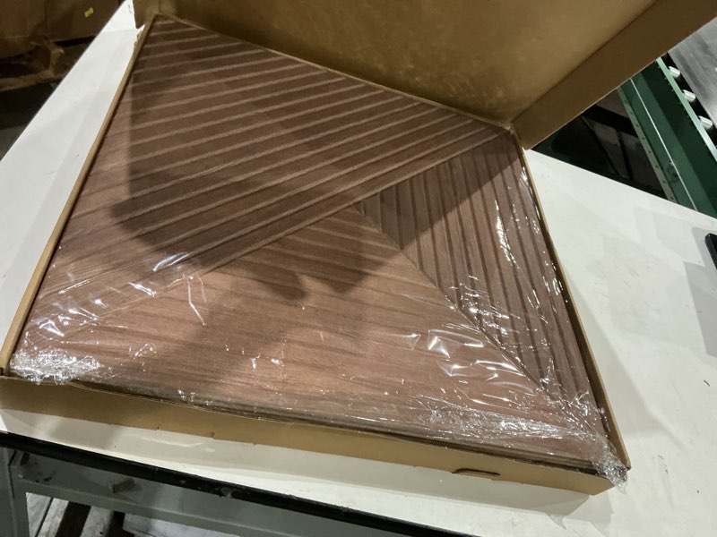 Condition photo showing New/Like New for 6 pack 23.62 x 23.62 in. art acoustic panels, decorative acoustic panels, acoustic wall panels, sound absorbing wall art