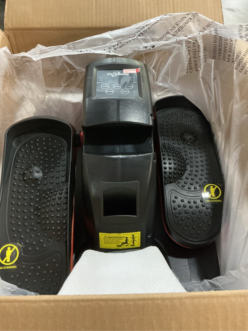 Condition photo showing New/Like New for Under Desk Elliptical Machine, Electric Elliptical Leg Exerciser for Seniors with 12 Adjustable, Portable Quiet Elliptical Exercise Machine, Seated Pedal Exerciser with Remote Control