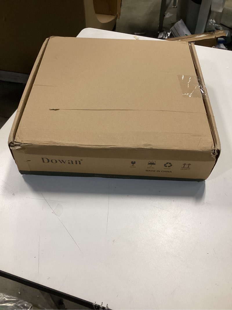 Condition photo showing New/Like New for DOWAN 360° Rotatable Serving Tray and Platters, 12 Inch Divided Serving Bowls for Party, Kitchen Decor, Removable Serving Dishes for Chips and Dip, Fruit, Veggies, Candy and Snacks, 7 Pieces, White