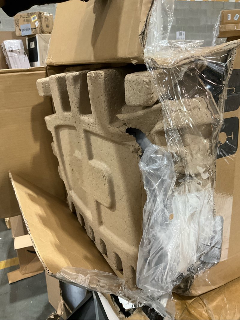 Condition photo showing Good Condition for Qualiazero 13.2 Gallon Trash Can  Rectangular Step On Kitchen Trash Can  Silver