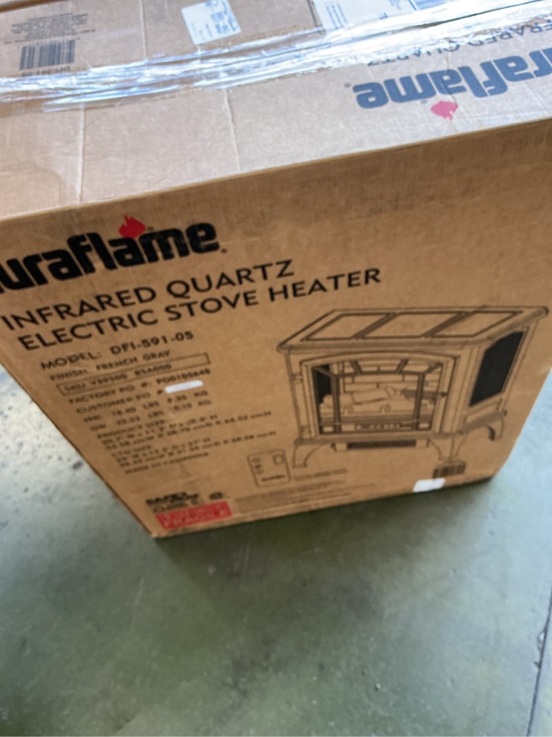 Condition photo showing New/Like New for INFRARED QUARTZ ELECTRIC STOVE greay