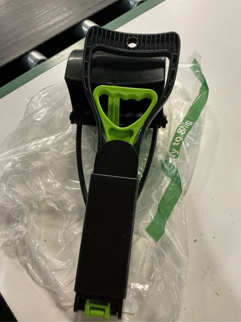 Condition photo showing Good Condition for ppogoo non-breakable pet pooper scooper for dogs and cats with long handle high strength material and durable spring for easy grass and gravel pick up green
