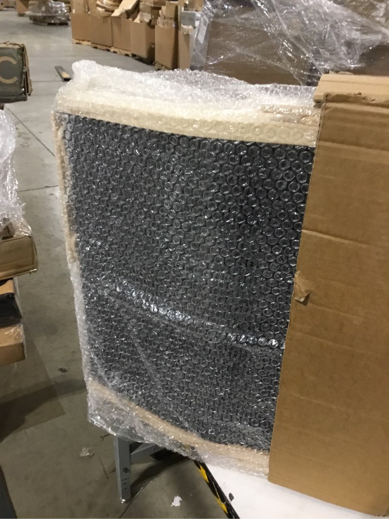 Condition photo showing As Is for Dog Ramp for Bed with Rails, 64" Long Foldable Pet Ramp for Small Large Dogs, Dog Ramps for High Beds with Safety Side Railng, 6 Adjustable Heights 24" to 30" Up to 220LBS (Gray, 64" X 17inch) Gray 64" X 17inch