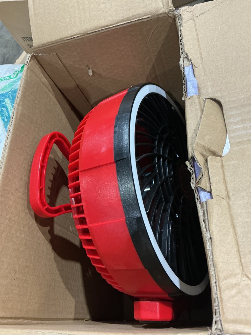 Condition photo showing Good Condition for cordless fan for milwaukee m18 18v battery – 10 inch 650cfm jobsite fan for construction workers & outdoor use | variable speed, 4.5hr runtime, usb charging, ac or battery powered | tool only